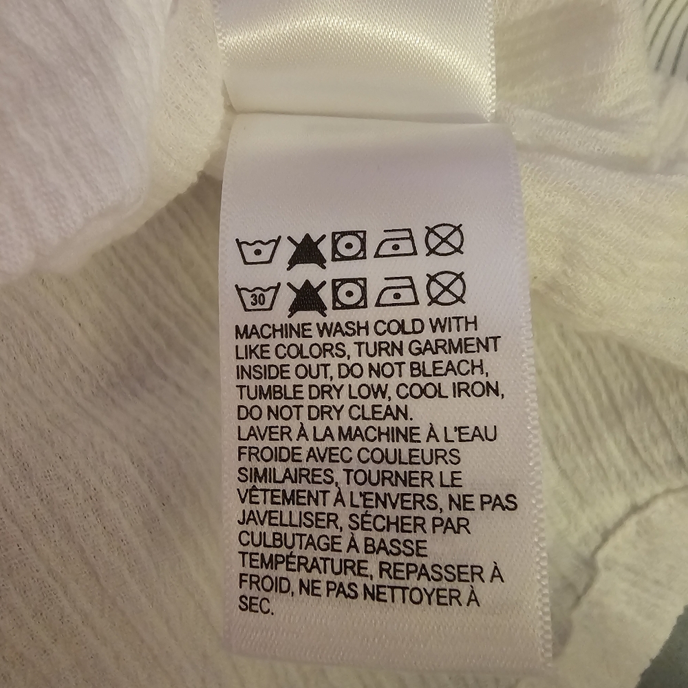 Lucky Brand White Buttoned Tank Size S NWT - Picture 5 of 5